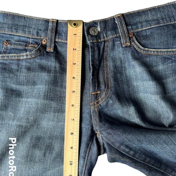 7 For All Mankind Blue BootCut Casual boho Solid Denim Jeans. Size 28 - Picture 5 of 7